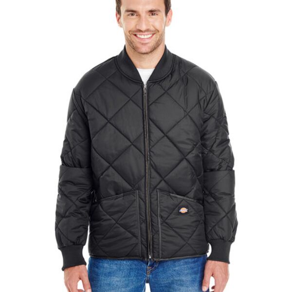 Men's  Diamond Quilted Nylon Jacket Thumbnail