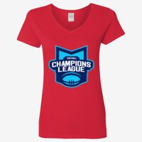 Ladies' Heavy Cotton™ V-Neck T-Shirt Thumbnail