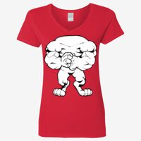 Ladies' Heavy Cotton™ V-Neck T-Shirt Thumbnail