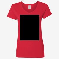 Ladies' Heavy Cotton™ V-Neck T-Shirt Thumbnail