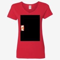 Ladies' Heavy Cotton™ V-Neck T-Shirt Thumbnail