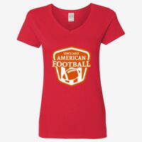 Ladies' Heavy Cotton™ V-Neck T-Shirt Thumbnail